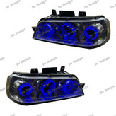 چراغ جلو اسپرت 405 اس ال ایکس طرح سه حلقه آبی