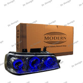 چراغ جلو اسپرت 405 اس ال ایکس مدرن طرح سه حلقه آبی