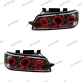 چراغ جلو اسپرت 405 اس ال ایکس طرح سه حلقه قرمز