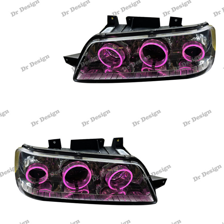 چراغ جلو اسپرت 405 اس ال ایکس طرح سه حلقه صورتی