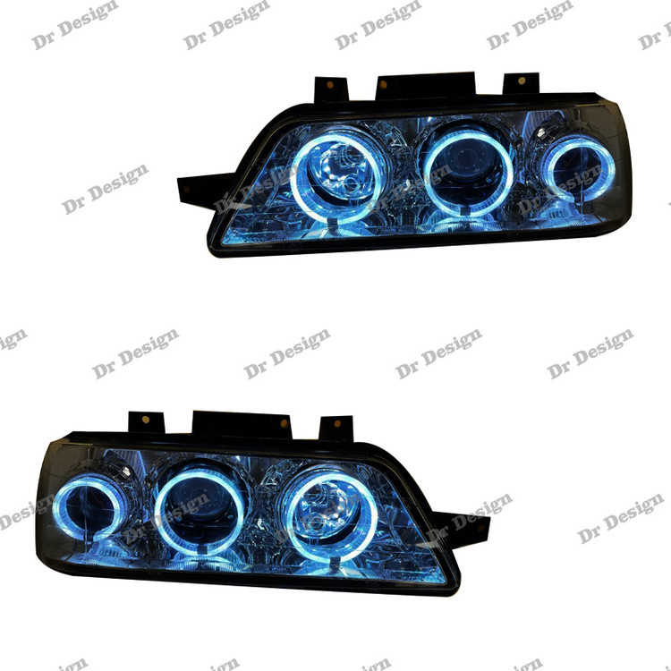 چراغ جلو اسپرت 405 اس ال ایکس طرح سه حلقه سفید