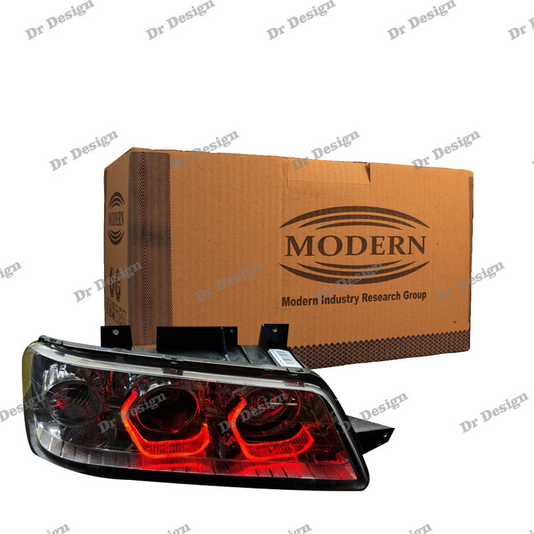 چراغ جلو اسپرت 405 SLX مدرن طرح بی ام و قرمز