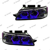 چراغ جلو اسپرت 405 SLX طرح بی ام و بنفش
