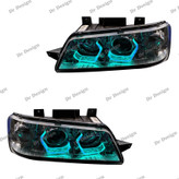 چراغ جلو اسپرت 405 SLX طرح بی ام و آبی یخی
