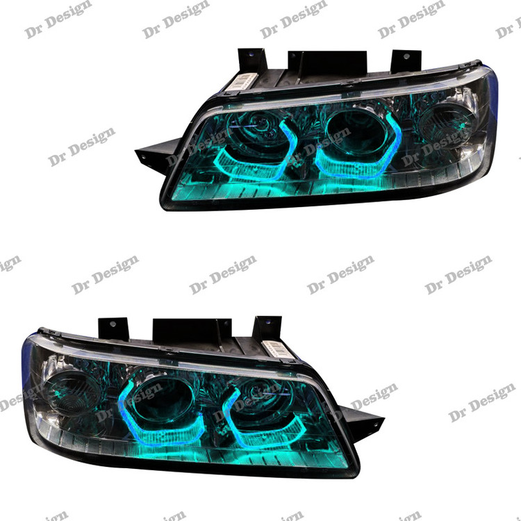 چراغ جلو اسپرت 405 SLX طرح بی ام و آبی یخی