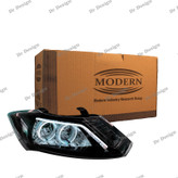 چراغ جلو اسپرت ساینا و کوئیک مدرن طرح انگری سفید