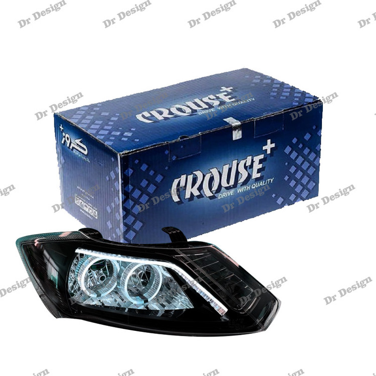 چراغ جلو اسپرت ساینا و کوئیک کروز طرح انگری سفید