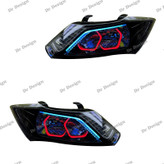 چراغ جلو اسپرت ساینا و کوئیک طرح انگری