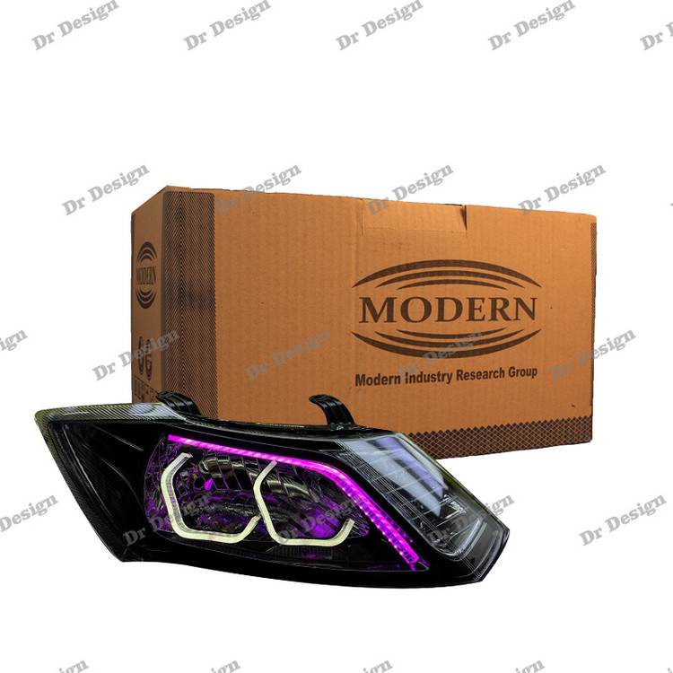 چراغ جلو اسپرت ساینا و کوئیک مدرن طرح انگری