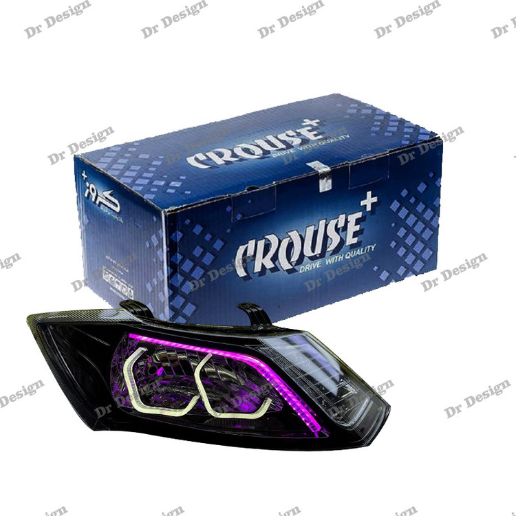 چراغ جلو اسپرت ساینا و کوئیک کروز طرح انگری