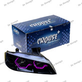 چراغ جلو اسپرت پارس کروز طرح Bmw بنفش داخل مشکی