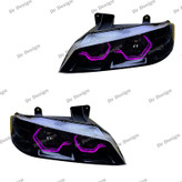 چراغ جلو اسپرت پارس طرح Bmw بنفش داخل مشکی