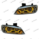 چراغ جلو اسپرت پارس طرح Bmw انبه ای