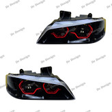 چراغ جلو اسپرت پارس طرح Bmw قرمز داخل مشکی