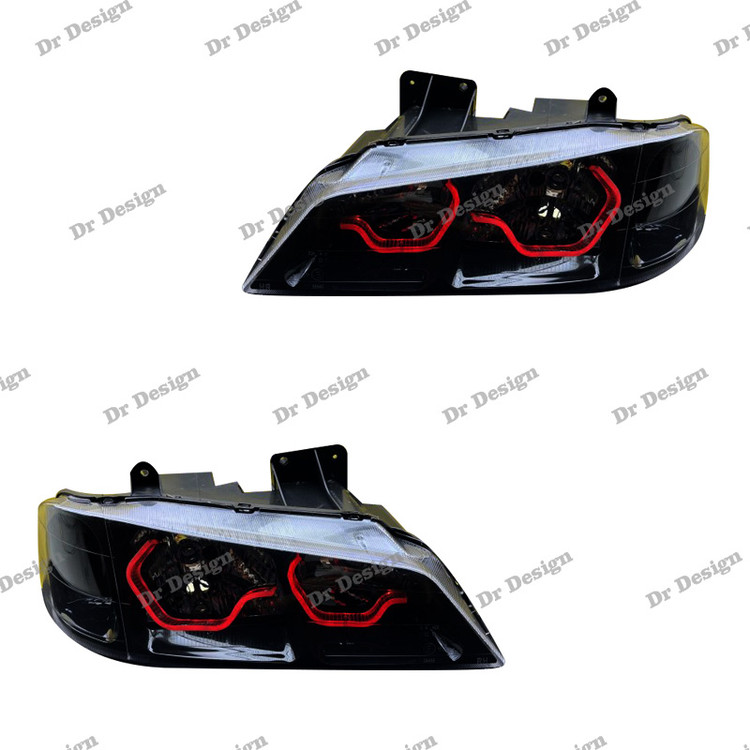 چراغ جلو اسپرت پارس طرح Bmw قرمز داخل مشکی