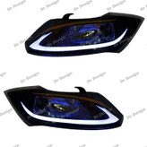 چراغ جلو اسپرت ساینا و کوییک طرح لکسوس سفید