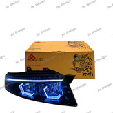 چراغ جلو اسپرت سمند سورن جمع ساز طرح هگزا سفید داخل مشکی