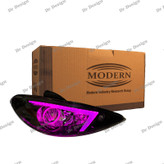 چراغ جلو اسپرت 206 مدرن طرح NX صورتی