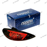 چراغ جلو اسپرت 206 کروز طرح NX قرمز