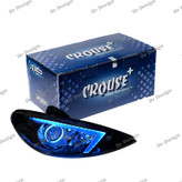 چراغ جلو اسپرت 206 کروز طرح NX آبی یخی