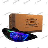 چراغ جلو اسپرت 206 مدرن طرح NX فولکالر