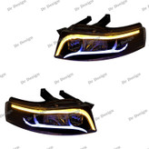 چراغ جلو اسپرت سمند سورن طرح گوزن دو حالته