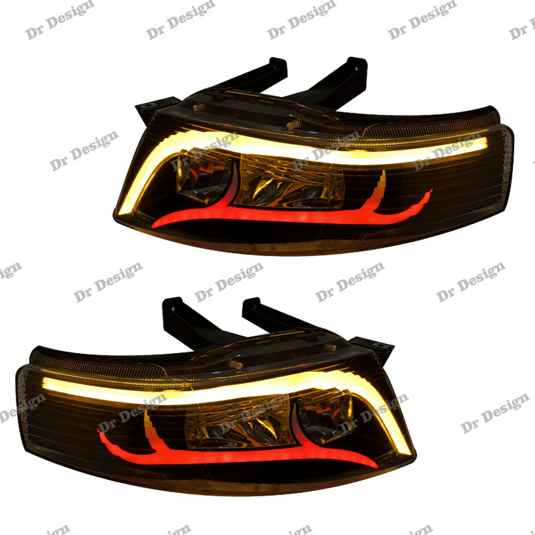 چراغ جلو اسپرت سمند سورن طرح گوزن دو حالته