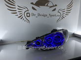 چراغ جلو اسپرت 206 طرح سه حلقه آبی