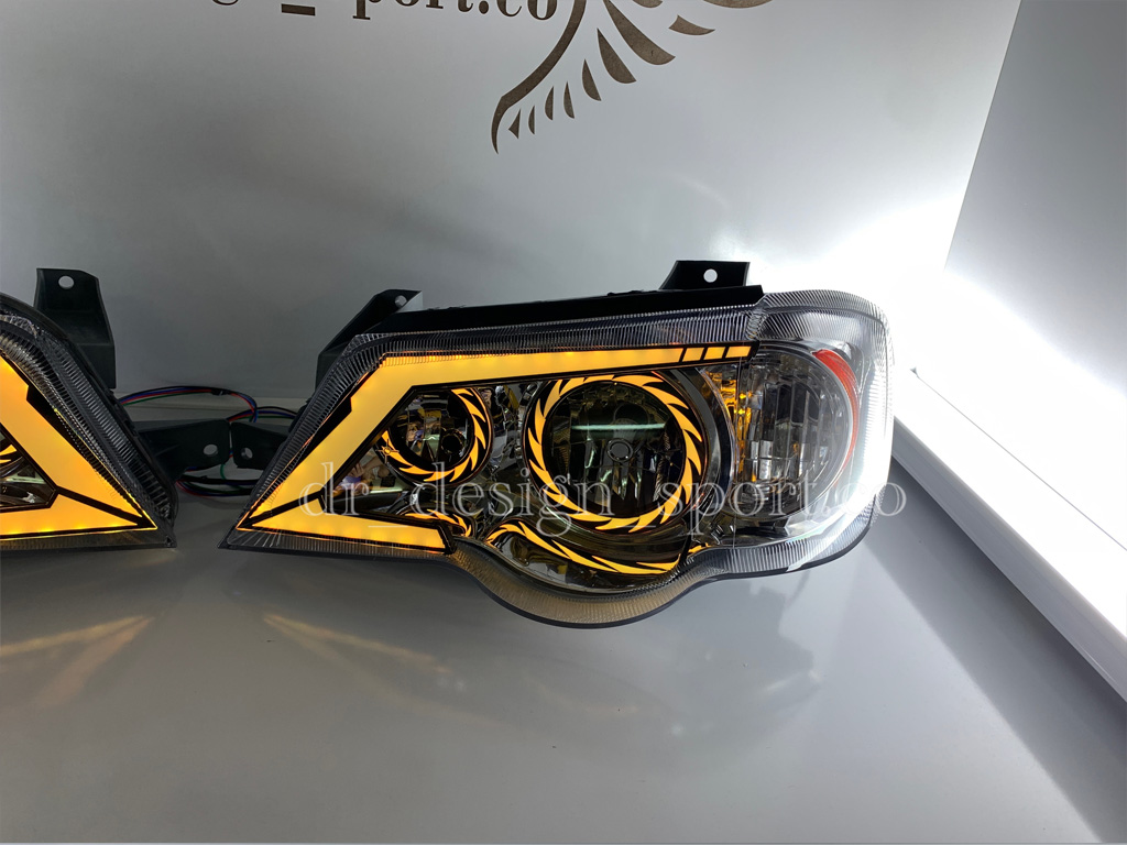 چراغ جلو اسپرت پراید 111 و 132 مدل تورنادو انبه ای