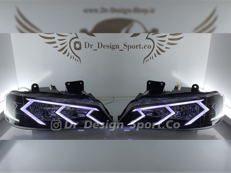 چراغ جلو اسپرت پارس طرح کراب سفید