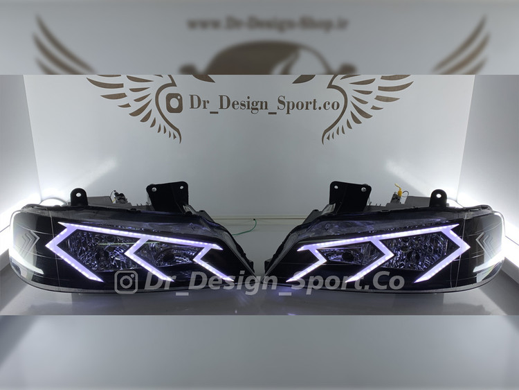 چراغ جلو اسپرت پارس طرح کراب سفید