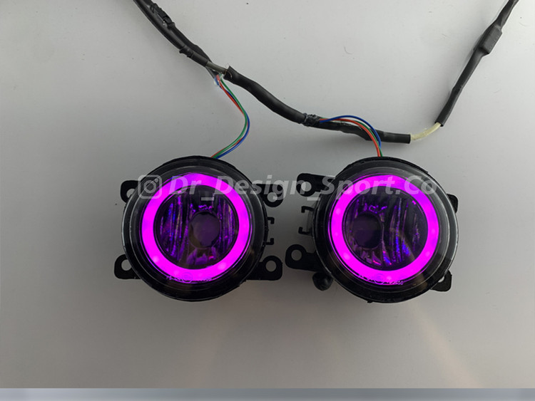 مه شکن اسپرت مدل حلقه نعون بنفش