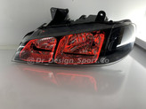 چراغ جلو اسپرت پارس طرح یو قرمز داخل مشکی