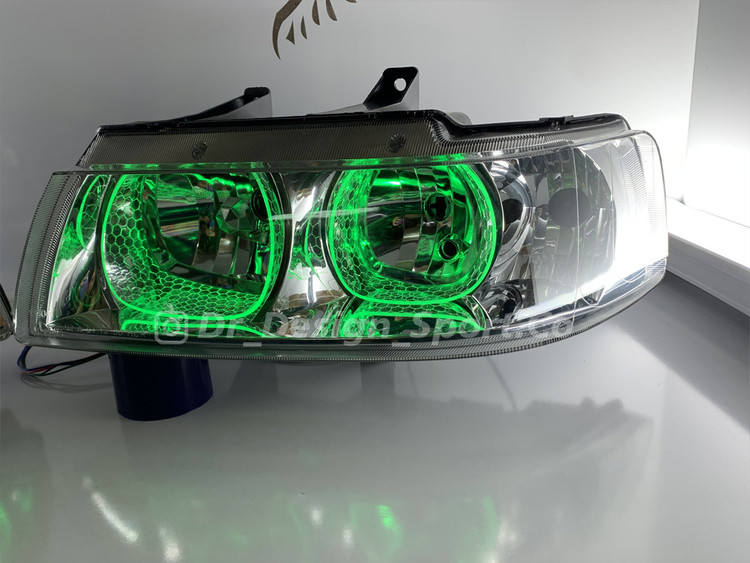 چراغ جلو اسپرت سمند طرح یو سبز