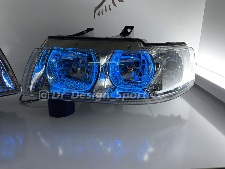 چراغ جلو اسپرت سمند طرح یو آبی یخی