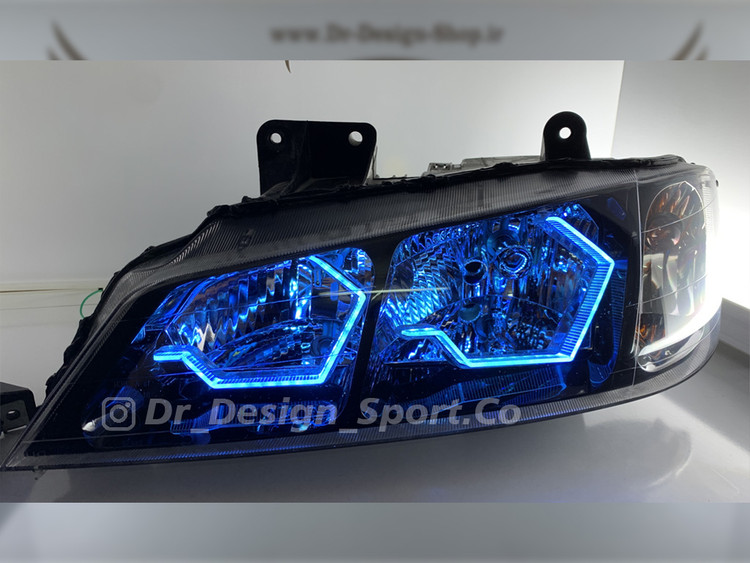 چراغ جلو اسپرت پارس مدرن طرح Bmw آبی یخی داخل مشکی