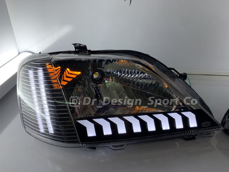 چراغ جلو اسپرت ال نود طرح سیویک سفید