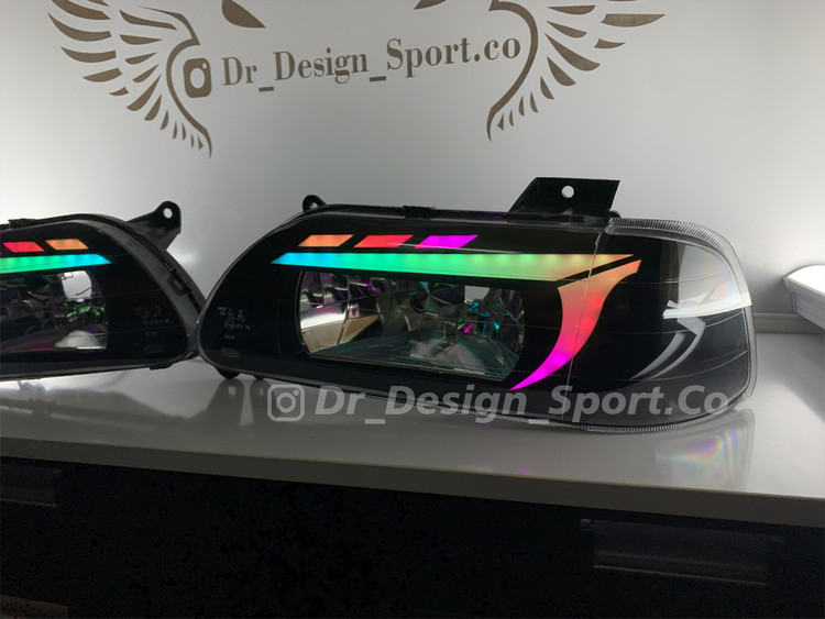 چراغ جلو اسپرت پراید طرح ویلد فولکالر