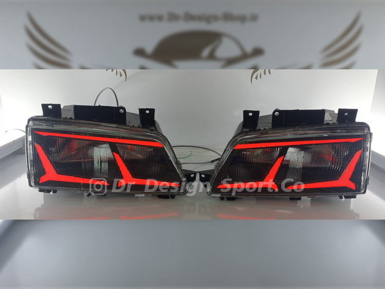 چراغ جلو اسپرت 405 طرح اونتادور قرمز