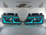 چراغ جلو اسپرت 405 طرح اونتادور آبی یخی