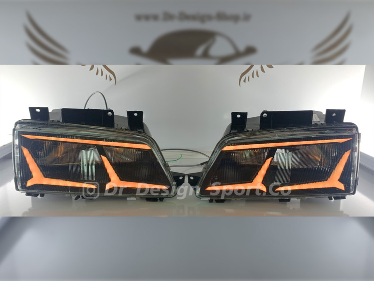 چراغ جلو اسپرت 405 طرح اونتادور انبه ای