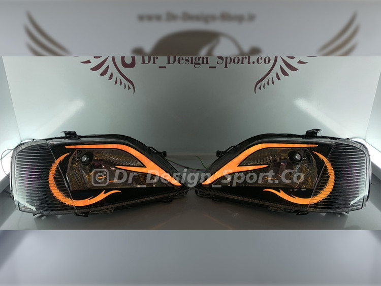 چراغ جلو اسپرت ال 90 طرح اف انبه ای