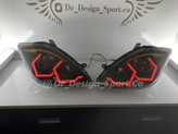 چراغ جلو اسپرت تیبا 1 و 2 طرح بی ام و قرمز