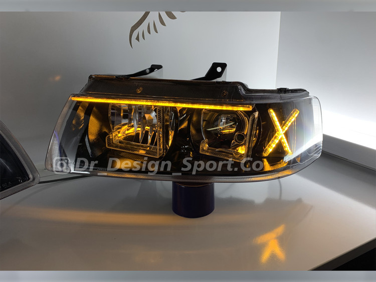 چراغ جلو اسپرت سمند طرح ال فولکالر دو حالته