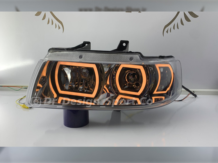 چراغ جلو اسپرت سمند انبه ای طرح جدید کلاسیک