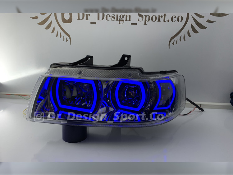 چراغ جلو اسپرت سمند آبی طرح جدید کلاسیک