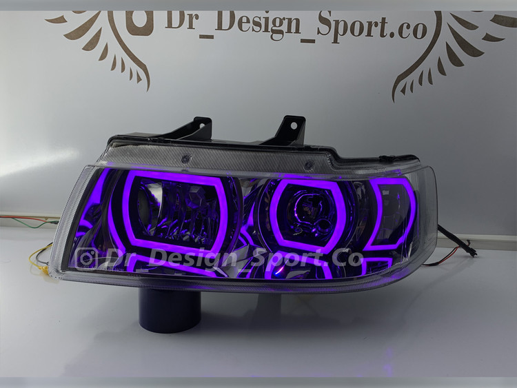 چراغ جلو اسپرت سمند بنفش طرح جدید کلاسیک