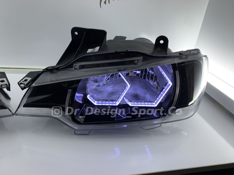 چراغ جلو اسپرت آریسان طرح آی 8 سفید یخی