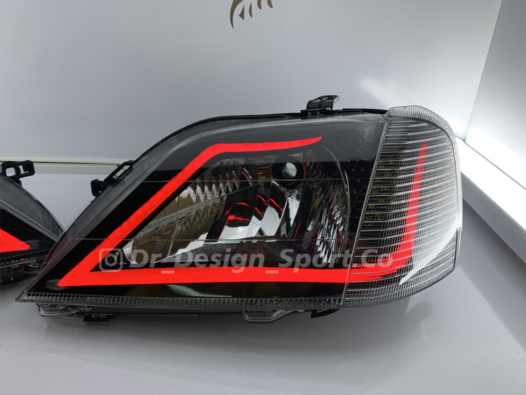 چراغ جلو اسپرت ال 90 طرح آکورد قرمز