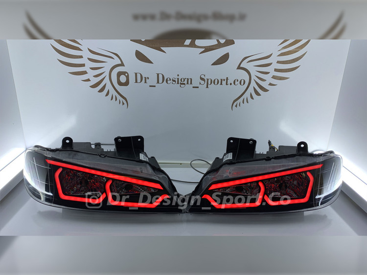 چراغ جلو اسپرت پارس طرح یاکوزا قرمز